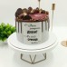 Торт на День рождения с топперами с паспортом
